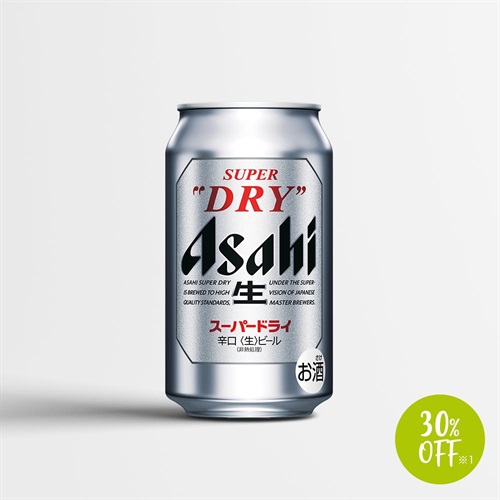 アサヒスーパードライ 価値向上カートン②（缶350ml　6缶パック×4）／ビール【30％OFF】※1（関西エリア限定価格）